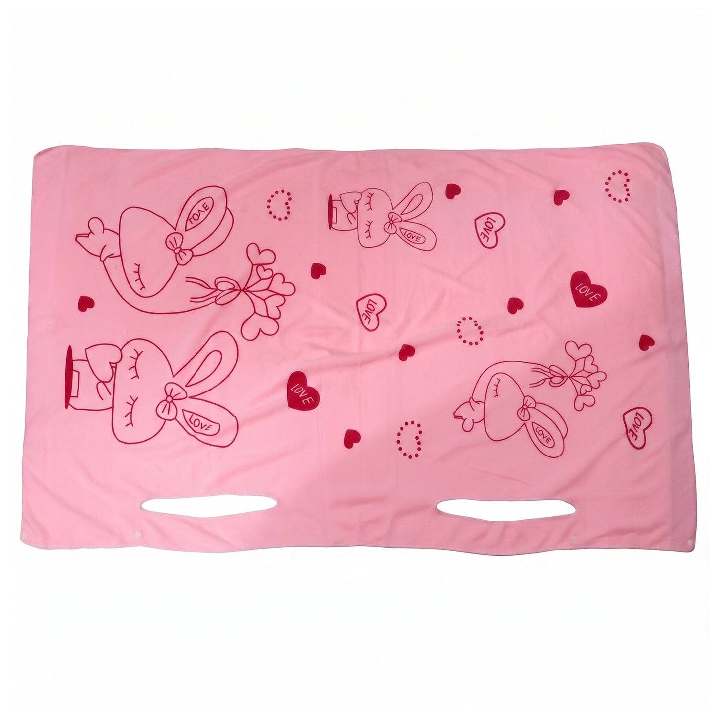 Women Wearable Bath Towel Cute Print Soft Quick Dry Bathroom Wrap (1 Pc)