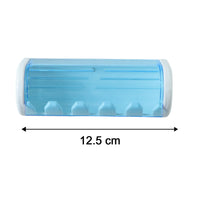 Wall Mounted Toothbrush Holder With Protective Cover (1 Pc)