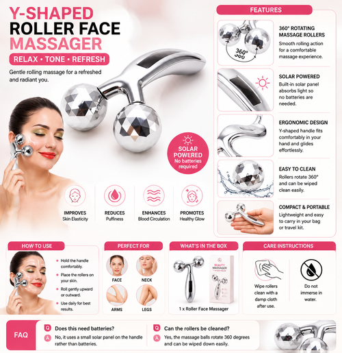 3D Roller Face & Body Massager