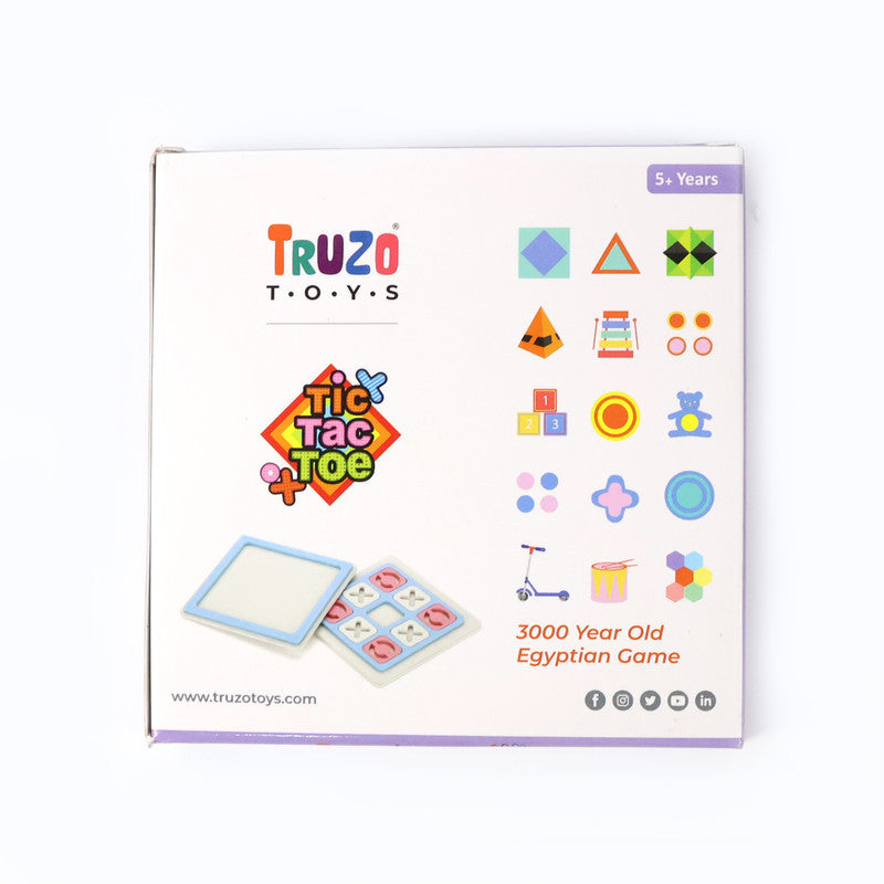 Tic Tac Toe Classic Strategy Board Game For Kids (1 Set)